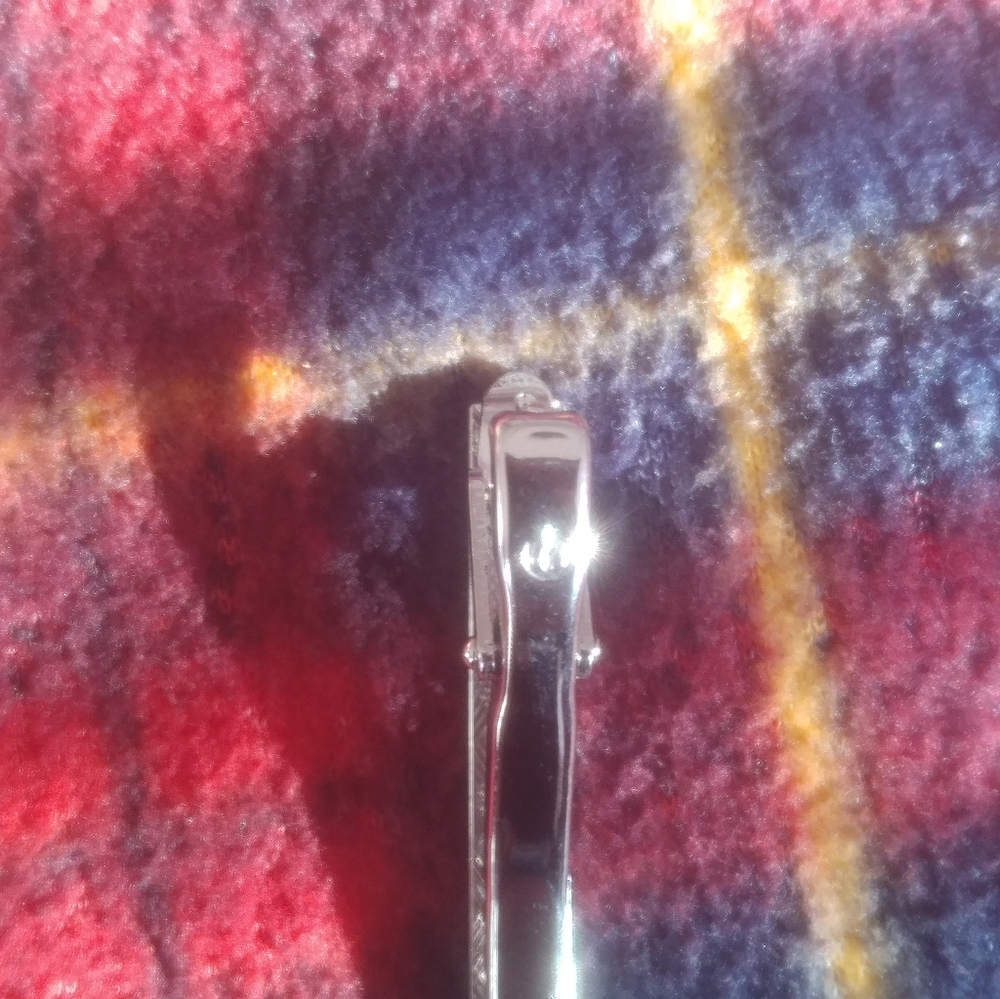 Designers signed stamped cufflinks tie clip set - Picture 6 of 6